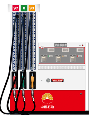 中石油L型柜式六槍加油機(jī)
